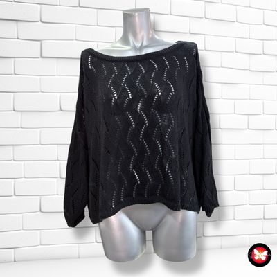 **HOY** Jersey de ganchillo JEAN PASCALE color Negro Talla L