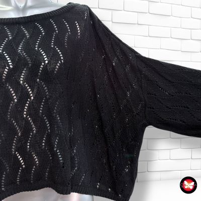 **HOY** Jersey de ganchillo JEAN PASCALE color Negro Talla L