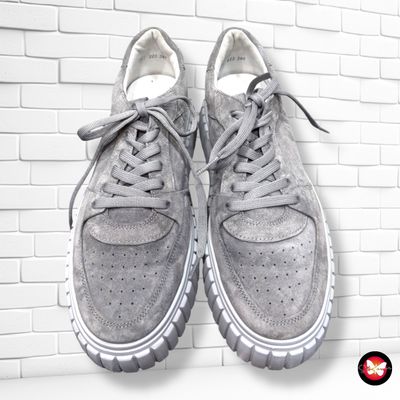 **HOY** Zapatillas de ante con purpurina SCHMENGER T39 (6UK)
