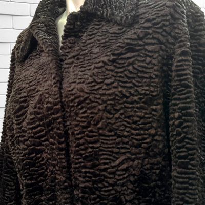 **HOY** Abrigo de pelo COMMA, color Negro Talla 40