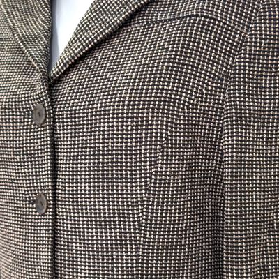 **HOY** Blazer de paño ROBERTO VERINO color Negro y camel Talla 40