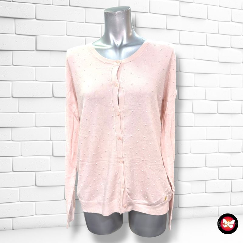 **HOY** Chaqueta de punto con topitos MANGO color Rosa Talla M