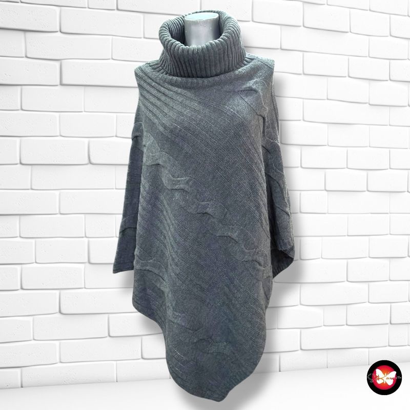 **HOY** Poncho de cuello alto CORTEFIEL color Gris Talla M