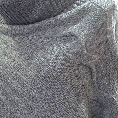 **HOY** Poncho de cuello alto CORTEFIEL color Gris Talla M