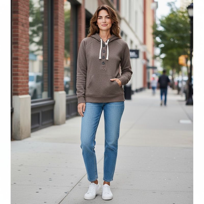 **HOY** Sudadera con capucha CLOCKHOUSE color Habano Talla L