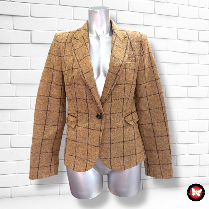 **HOY** Blazer de paño con coderas ZARA color Camel Talla S