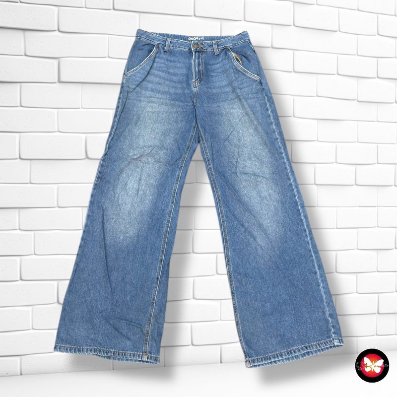 **HOY** Pantalón ancho de pierna PAGE ONE color Azul vaquero Talla 38 (grande)