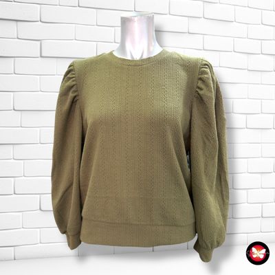 **HOY** Sudadera con mangas abullonadas JDY color Verde militar Talla M
