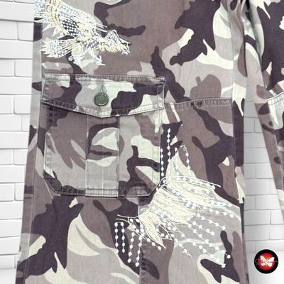 **HOY** Pantalón cargo  color taupe militar Talla 36