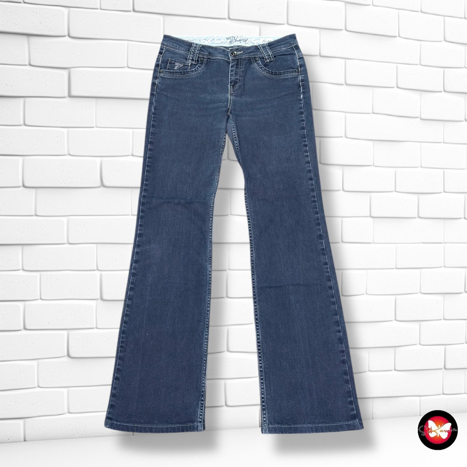 **HOY** Pantalón recto SOCCX color Azul vaquero oscuro Talla 40