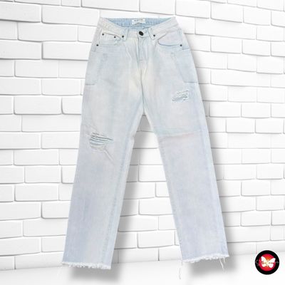 **HOY** Pantalón mom fit ONE X ONETEASPOON color Azul vaquero Talla S (W26)