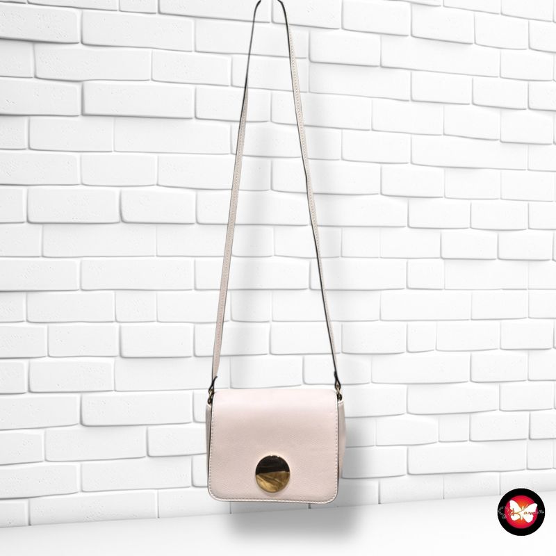 Bolso bandolera de piel sintética H&amp;M color Crema Talla MINI