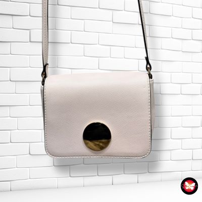 **HOY** Bolso bandolera de piel sintética H&amp;M color Crema Talla MINI