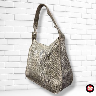 **HOY** Bolso de hombro efecto serpiente  color Verde Talla GRANDE