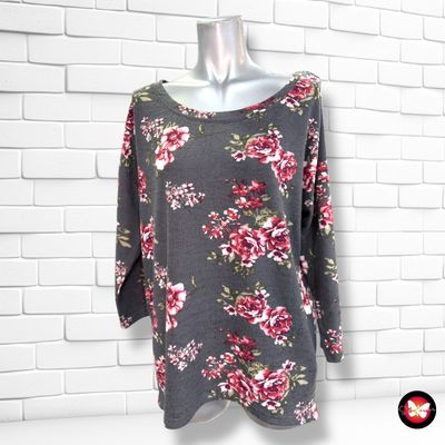 **HOY** Jersey de media manga estampado flores MY HAILYS color Gris y varios Talla M