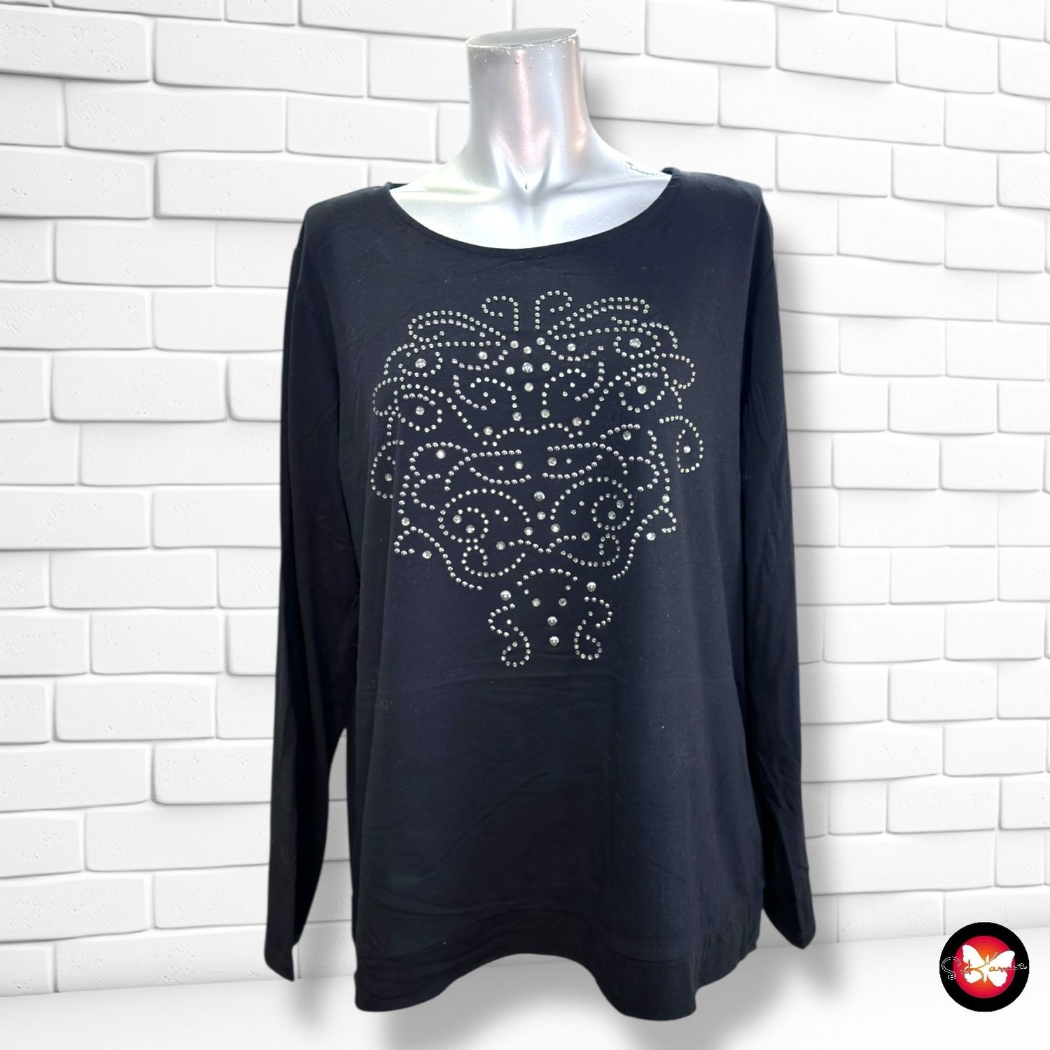 **HOY** Camiseta de manga larga con tachitas CHARLES VÖGELLE color Negro Talla L