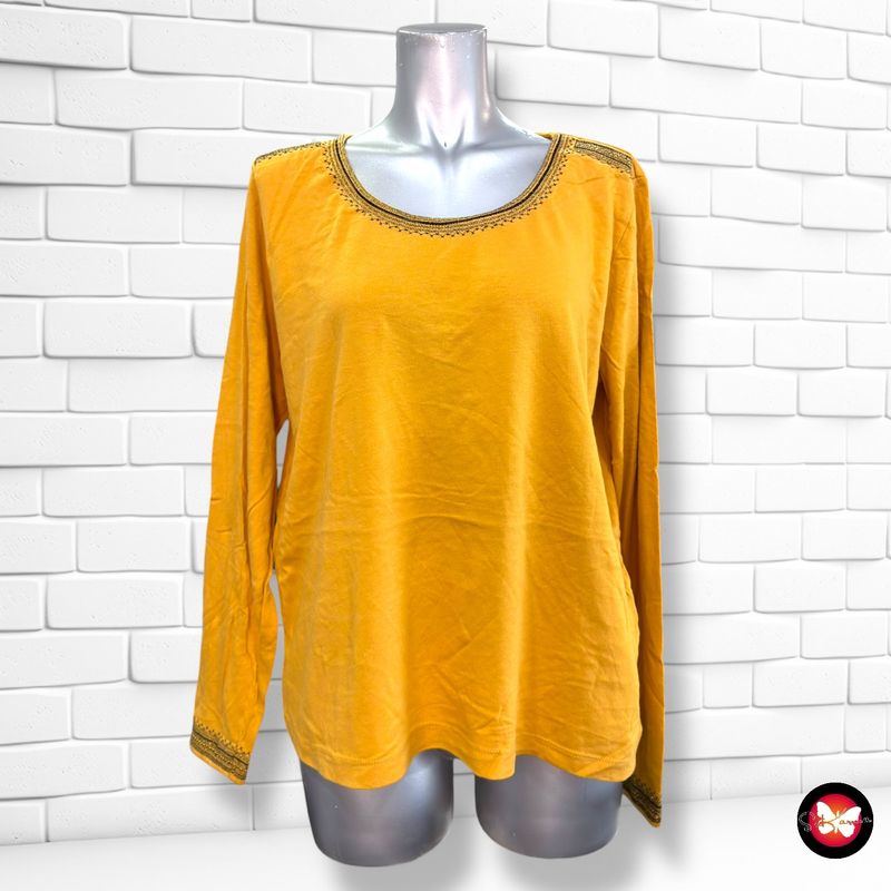 **HOY** Camiseta de manga larga  color Mostaza Talla 42