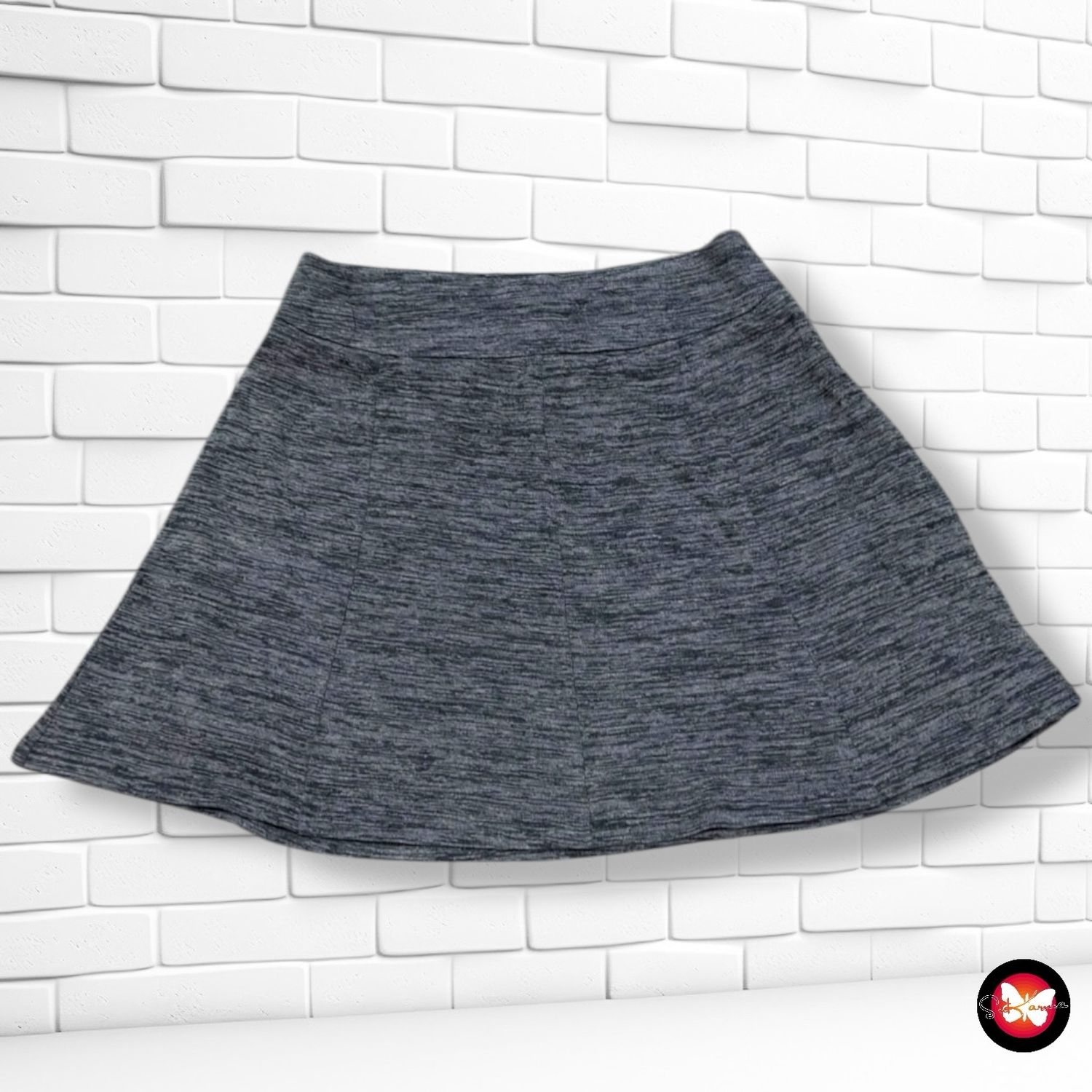 **HOY** Falda de punto GINA BENOTTI color Gris Talla 40