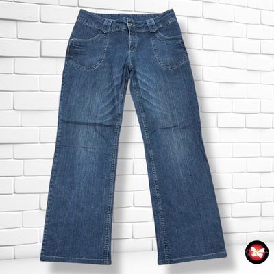 **HOY** Pantalón ancho de pierna  color Azul vaquero Talla 44