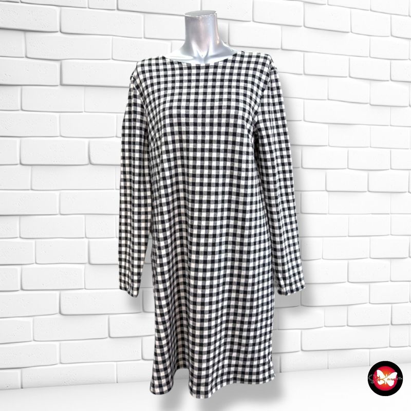 **HOY** Vestido de cuadritos MANGO color Negro y blanco Talla M