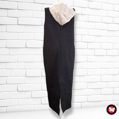 **HOY** Vestido largo sin mangas con capucha de punto ZARA color Negro Talla M