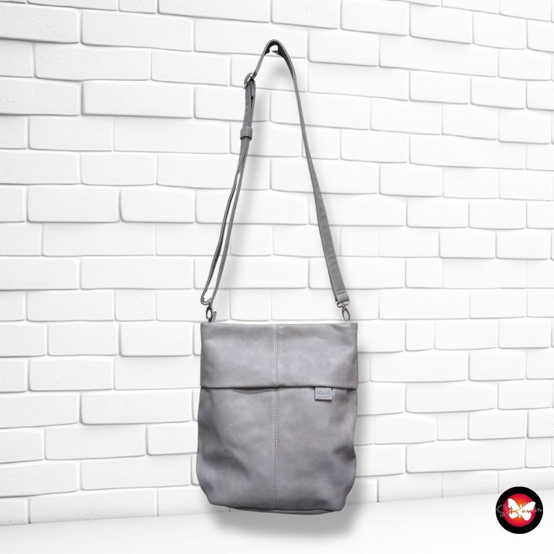 Bolso bandolera ZWEI color Gris Talla GRANDE
