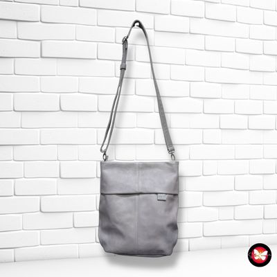 **HOY** Bolso bandolera ZWEI color Gris Talla GRANDE