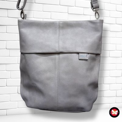 **HOY** Bolso bandolera ZWEI color Gris Talla GRANDE