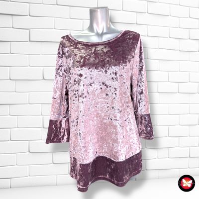 **HOY** Blusa de terciopelo FAIR LADY color Lila Talla 42
