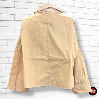 **HOY** Chubasquero corto ZARA color Beige Talla XL