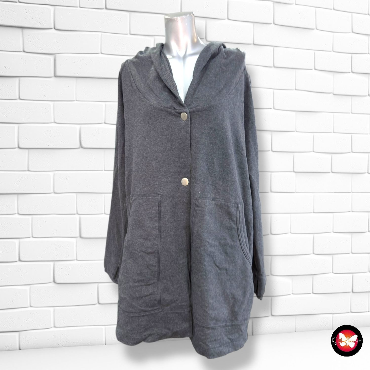 **HOY** Chaqueta con capucha ACTIVE by TCHIBO color Gris Talla L