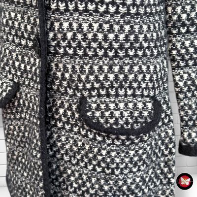 **HOY** Chaqueta de punto tipo abrigo MAX&CO. color Negro y blanco Talla M