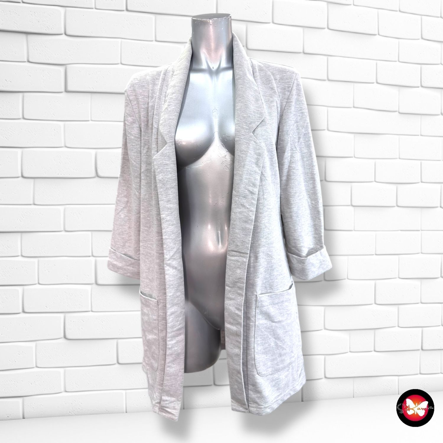 **HOY** Chaqueta básica FB SISTER color Gris Talla M