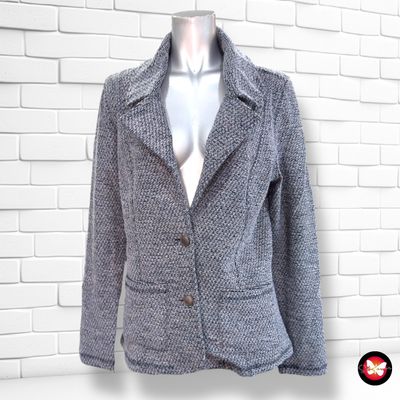 **HOY** Blazer de punto GINA BENOTTI color Celeste Talla S