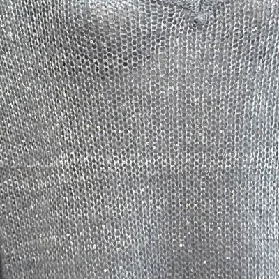 **HOY** Jersey de manga larga con lentejuelas y bajo de blusa JANINA color Gris Talla 46