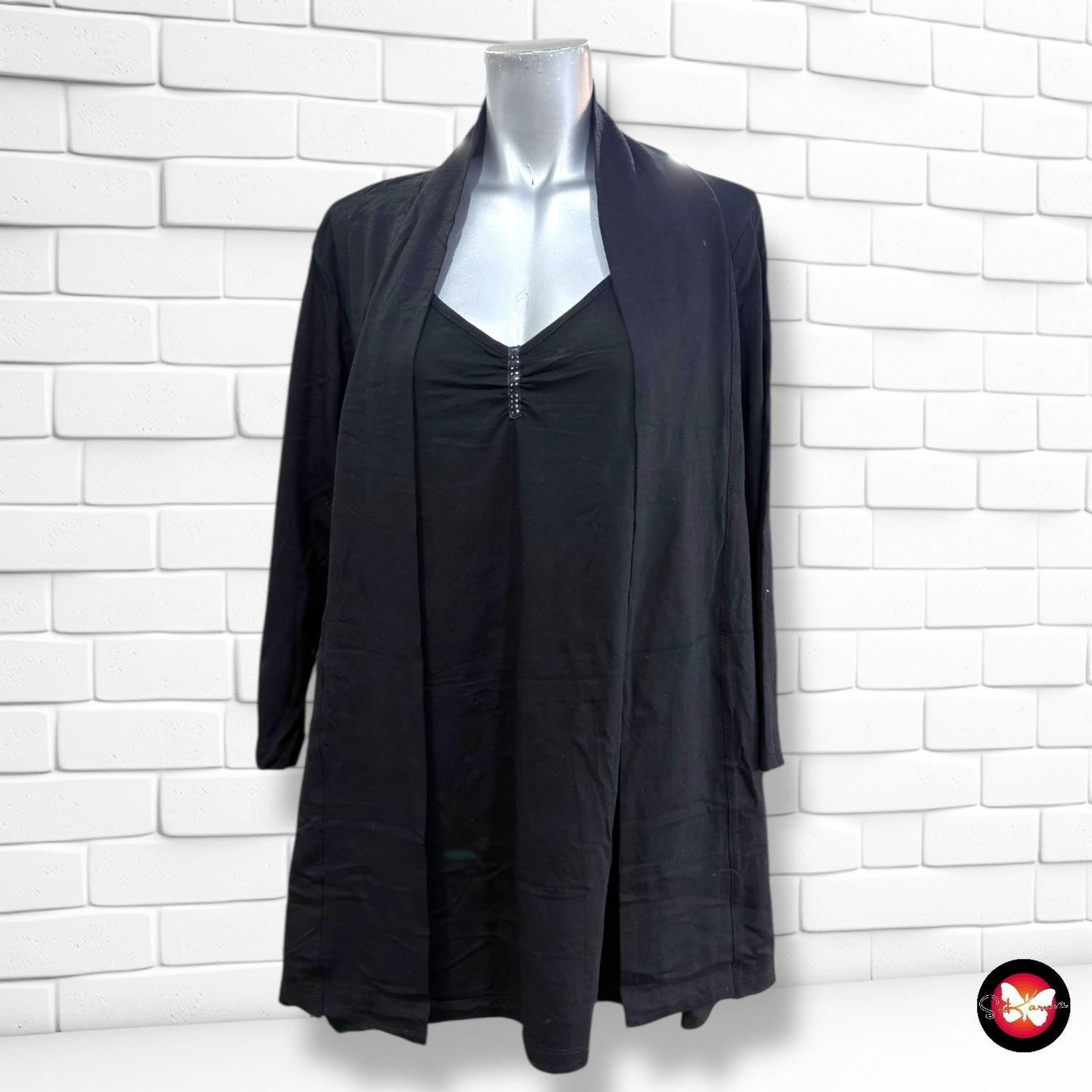 **HOY** Blusa + chaqueta YOUR SIXTH SENSE color Negro Talla XL