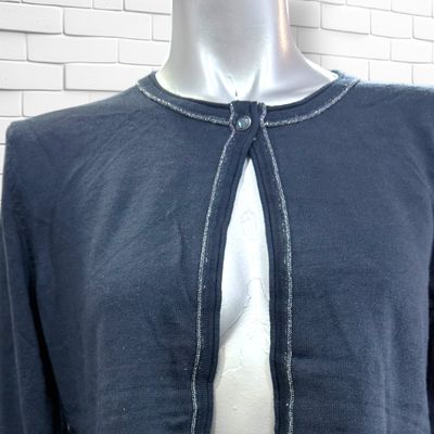 **HOY** Chaqueta de punto torera MANGUUN color Azul Talla 40