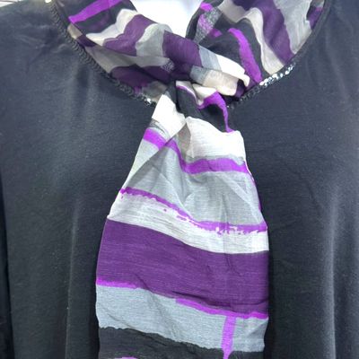 **HOY** Camiseta de manga larga con cuello de gasa BEXLEYS color Negro Talla XL