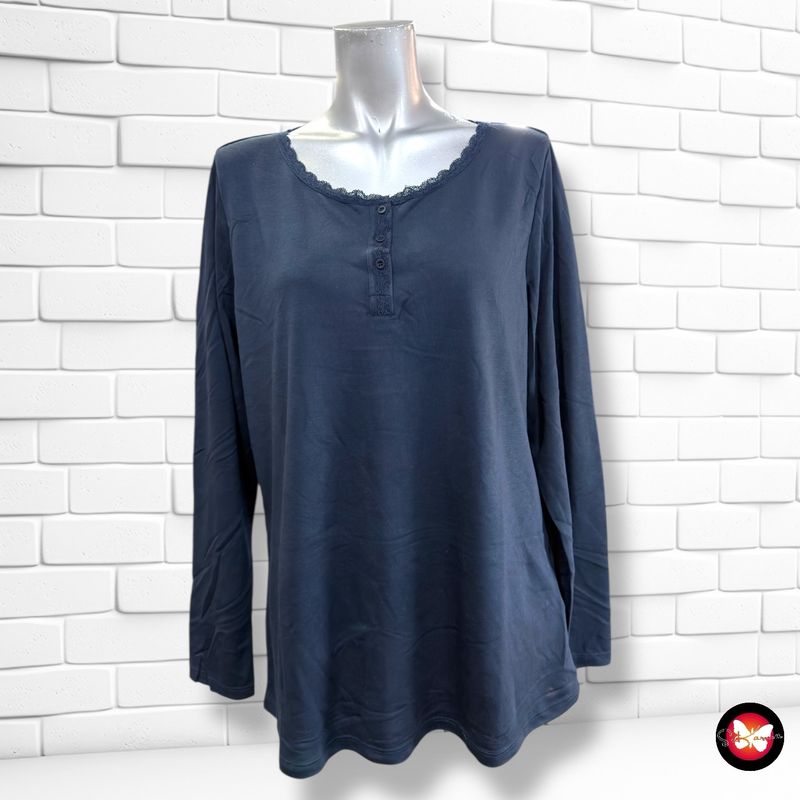 **HOY** Camiseta de manga larga con encaje MUSTANG color Azul marino Talla XL