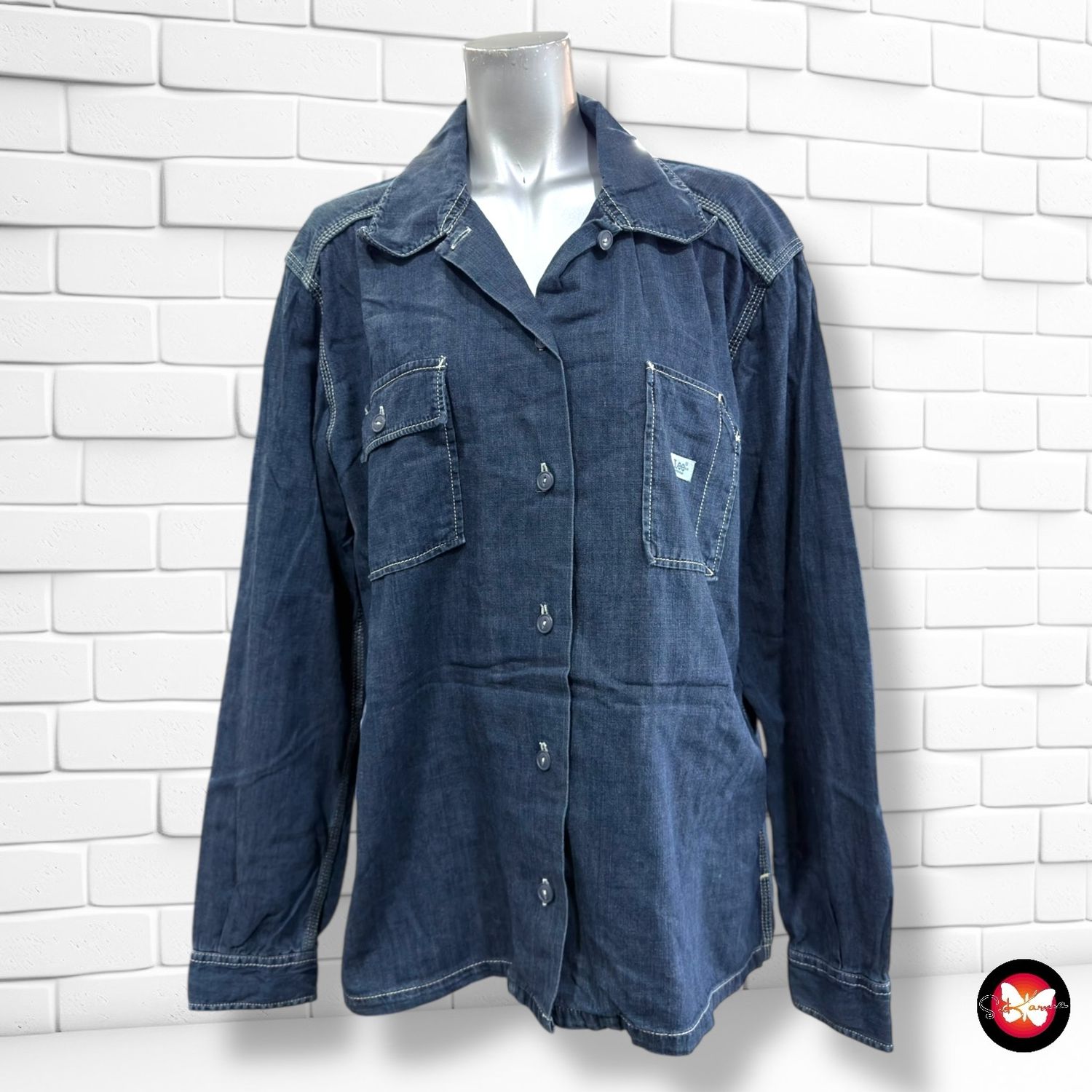 **HOY** Camisa de manga larga  LEE color Azul vaquero Talla XL