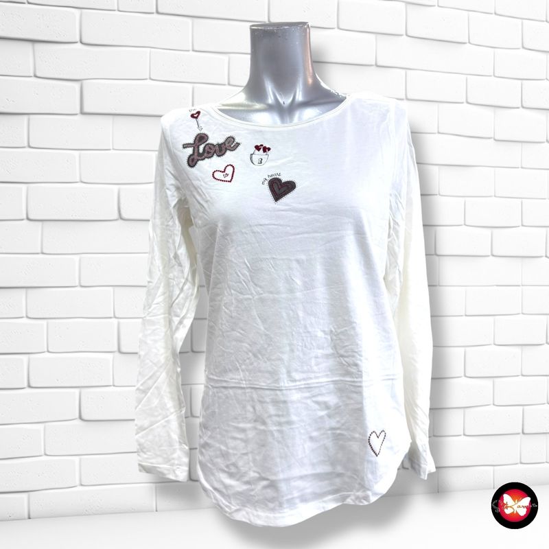 **HOY** Camiseta de manga larga “love” ESPRIT color Blanco Talla S