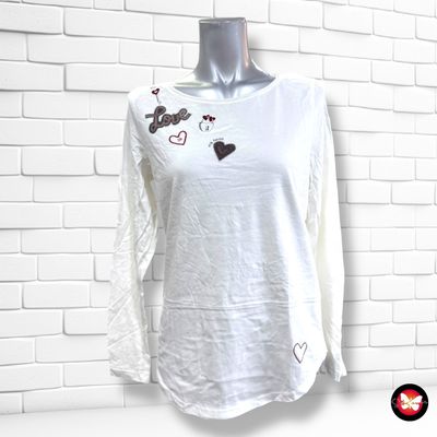 **HOY** Camiseta de manga larga “love” ESPRIT color Blanco Talla S
