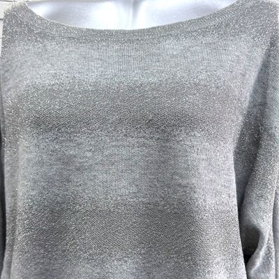 **HOY** Jersey corte mariposa con lurex YESSICA color Gris Talla M