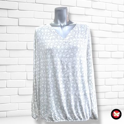 **HOY** Camiseta de manga larga GINA BENOTTI color Blanco y negro Talla 40/42