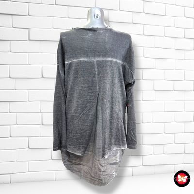 **HOY** Jersey de manga larga con detalles de blusa SURE color Gris Talla L