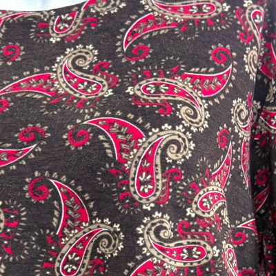 **HOY** Camiseta de media manga MALVA color Marrón y rojo Talla L