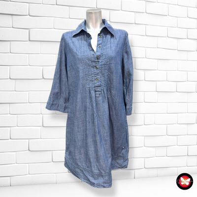 **HOY** Blusón de media manga BLUE TALE color Azul vaquero Talla M