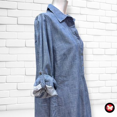 **HOY** Blusón de media manga BLUE TALE color Azul vaquero Talla M