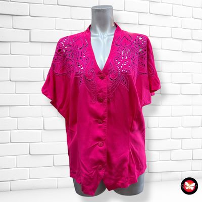 **HOY** Camisa vintage  color Magenta Talla L