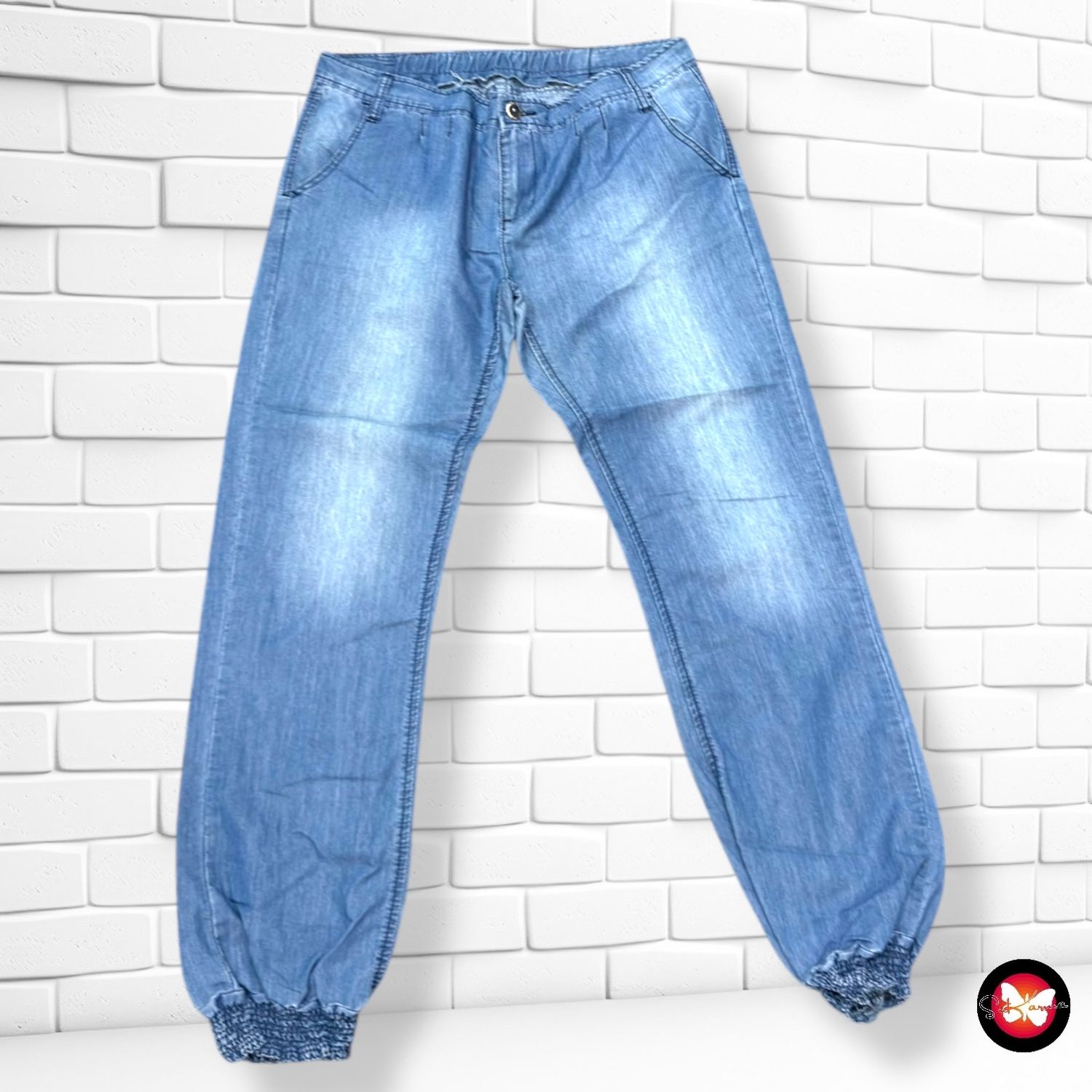 **HOY** Pantalón vaquero bombacho  color Azul Talla XL